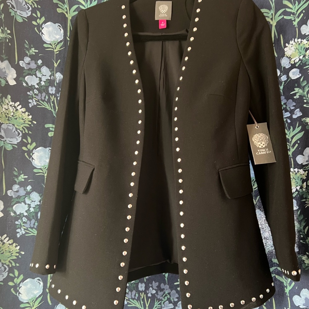 Black studded jacket